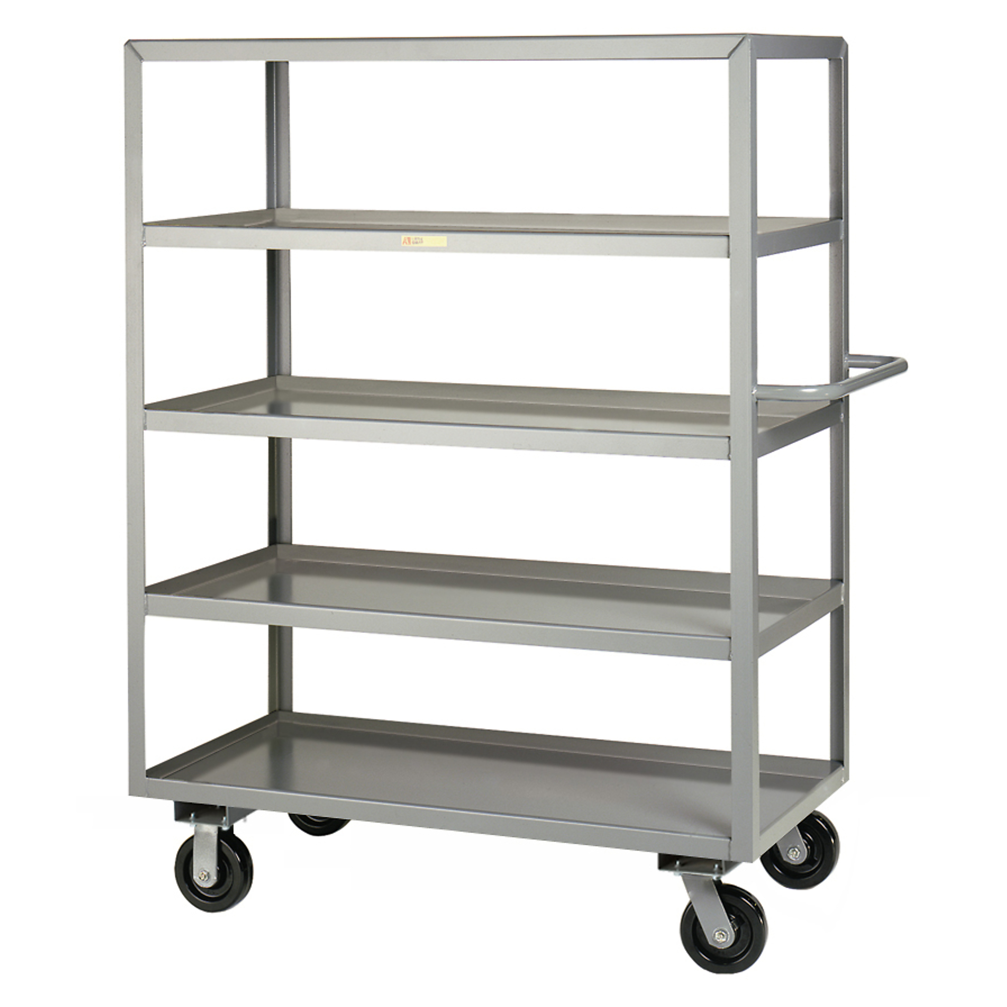 Little Giant Multi-Shelf Trucks - 24in. x 36in., 3600-Lb. Total Capacity, 5 Shelves, Carbon Steel, Model# 5ML-2436-6PH